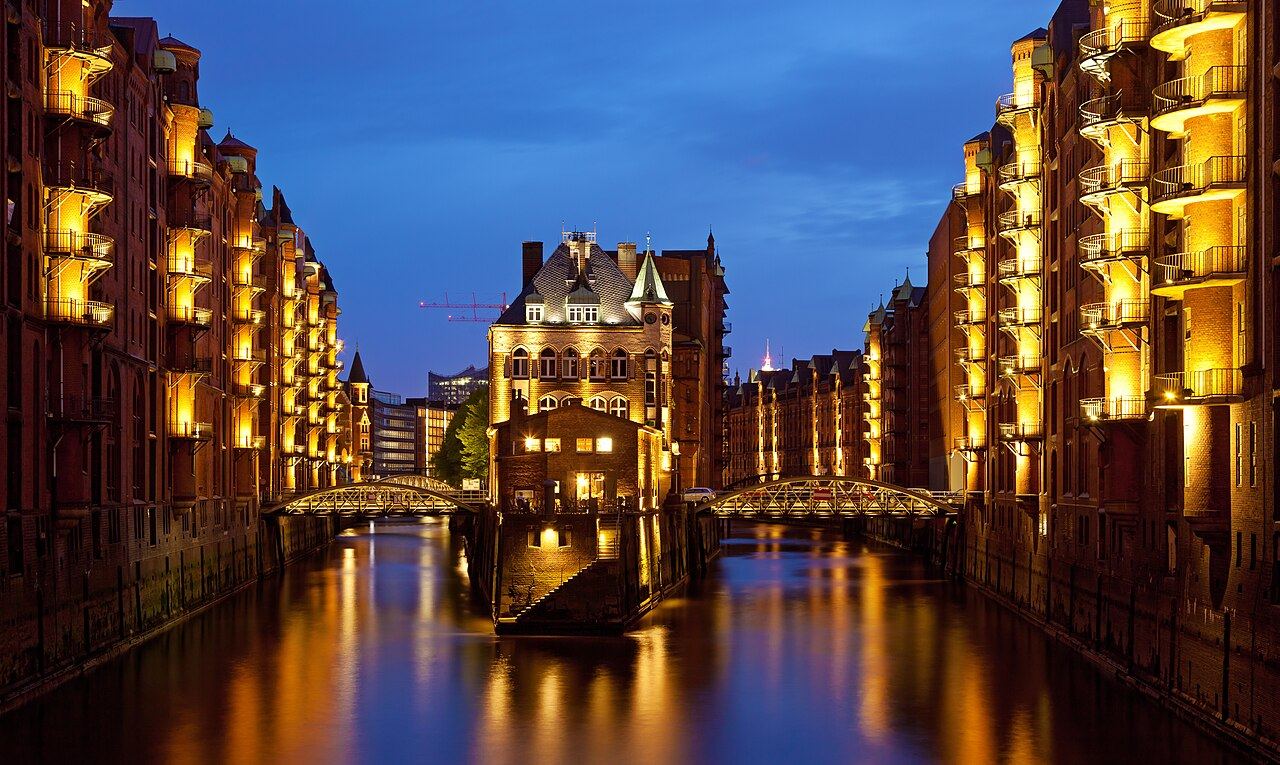 The Speicherstadt warehouses