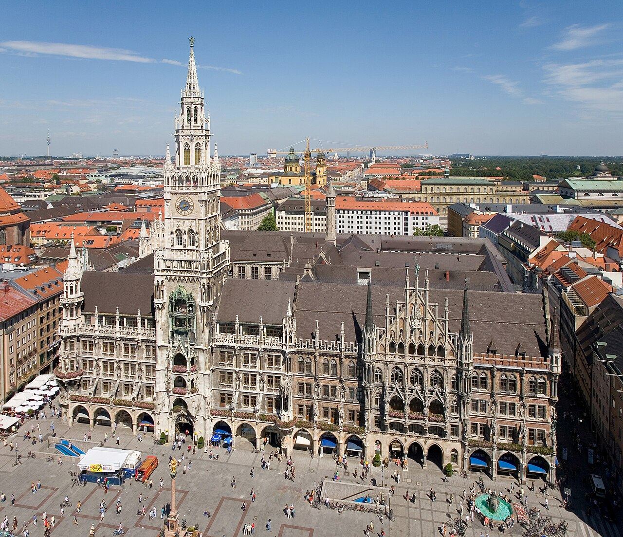 Marienplatz and the New Town Hall
