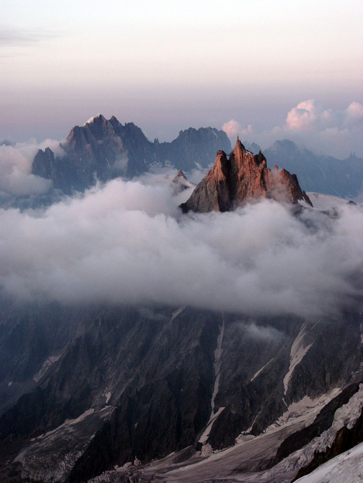 Aiguille du Midi above Chamonix