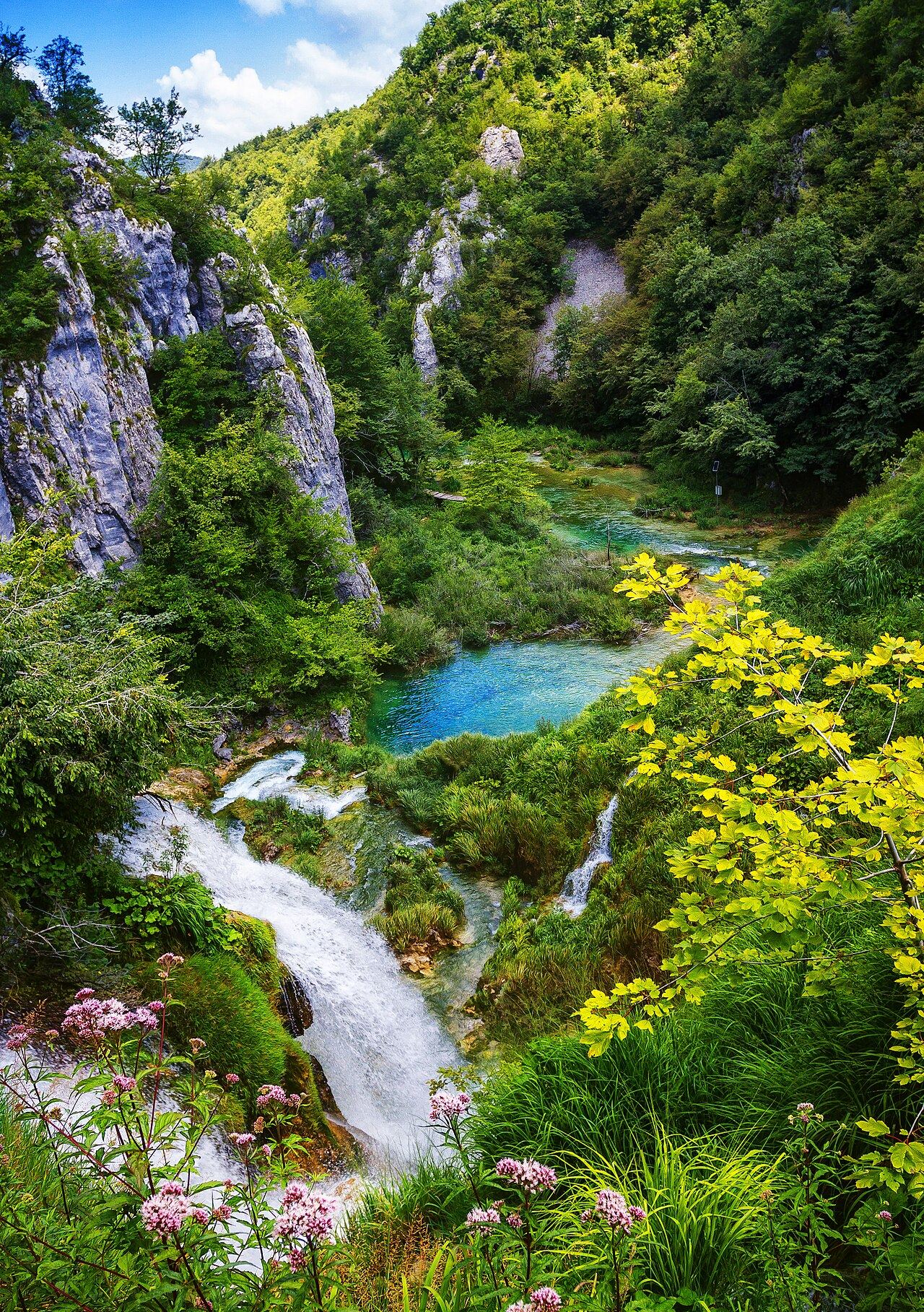 The lakes and waterfalls of Plitvice