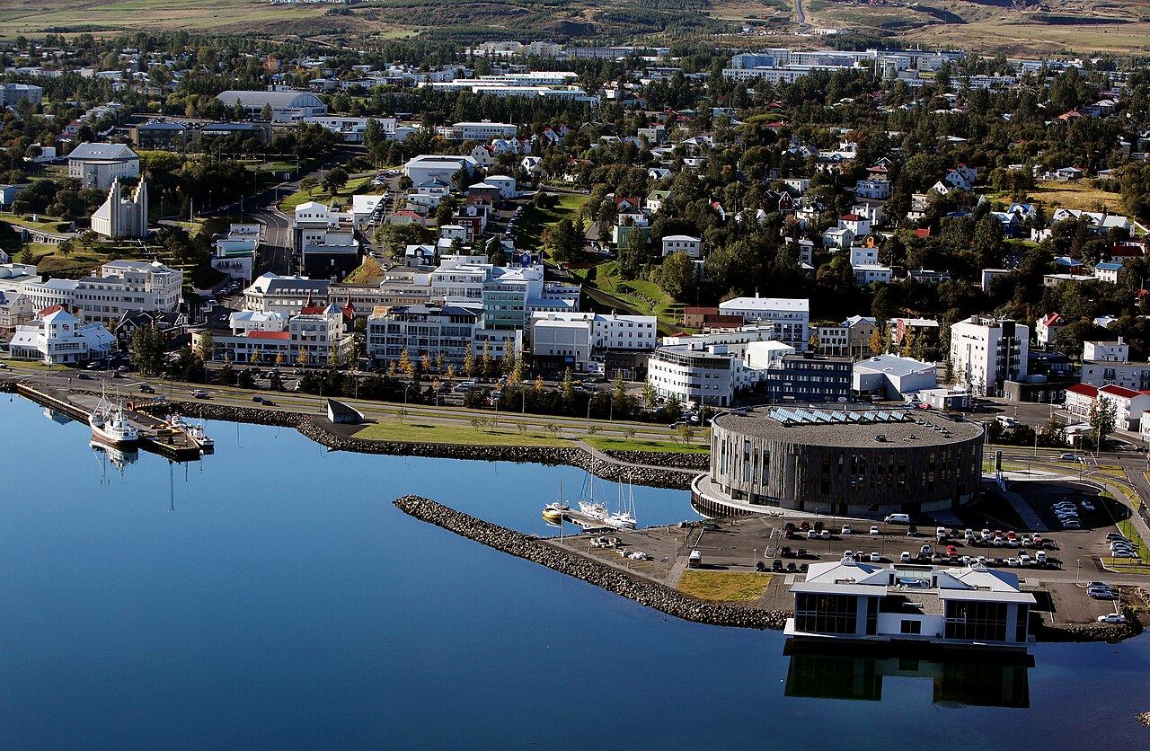 Akureyri and the Eyjafjörður fjord