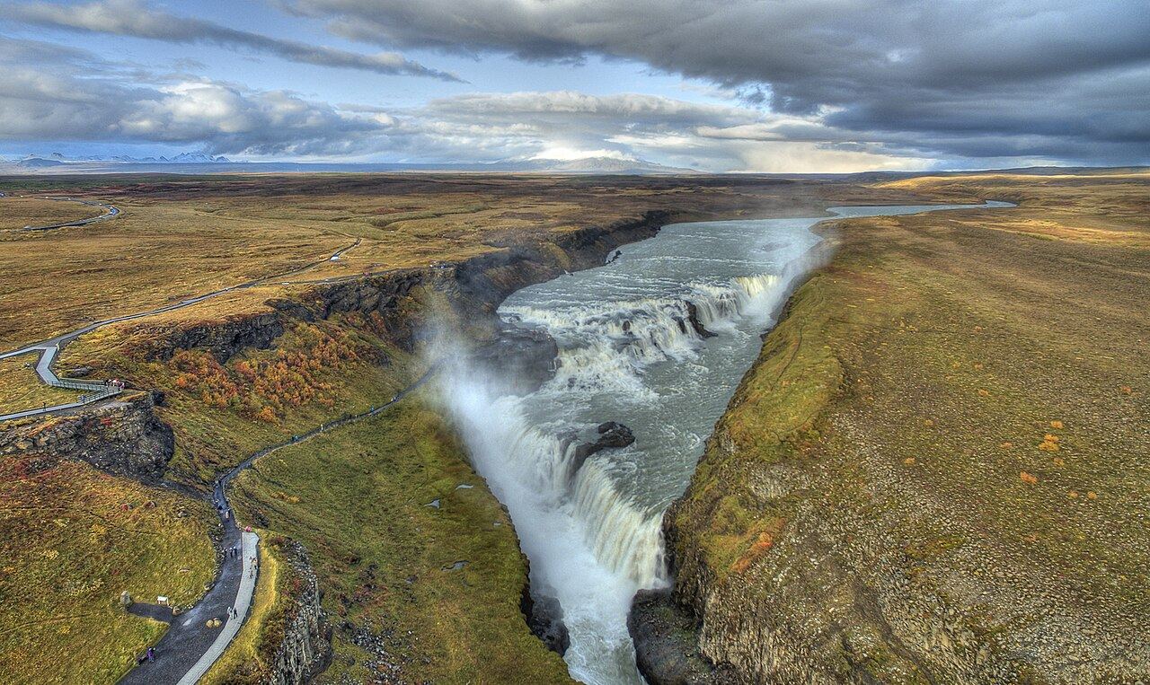 Gullfoss waterfall