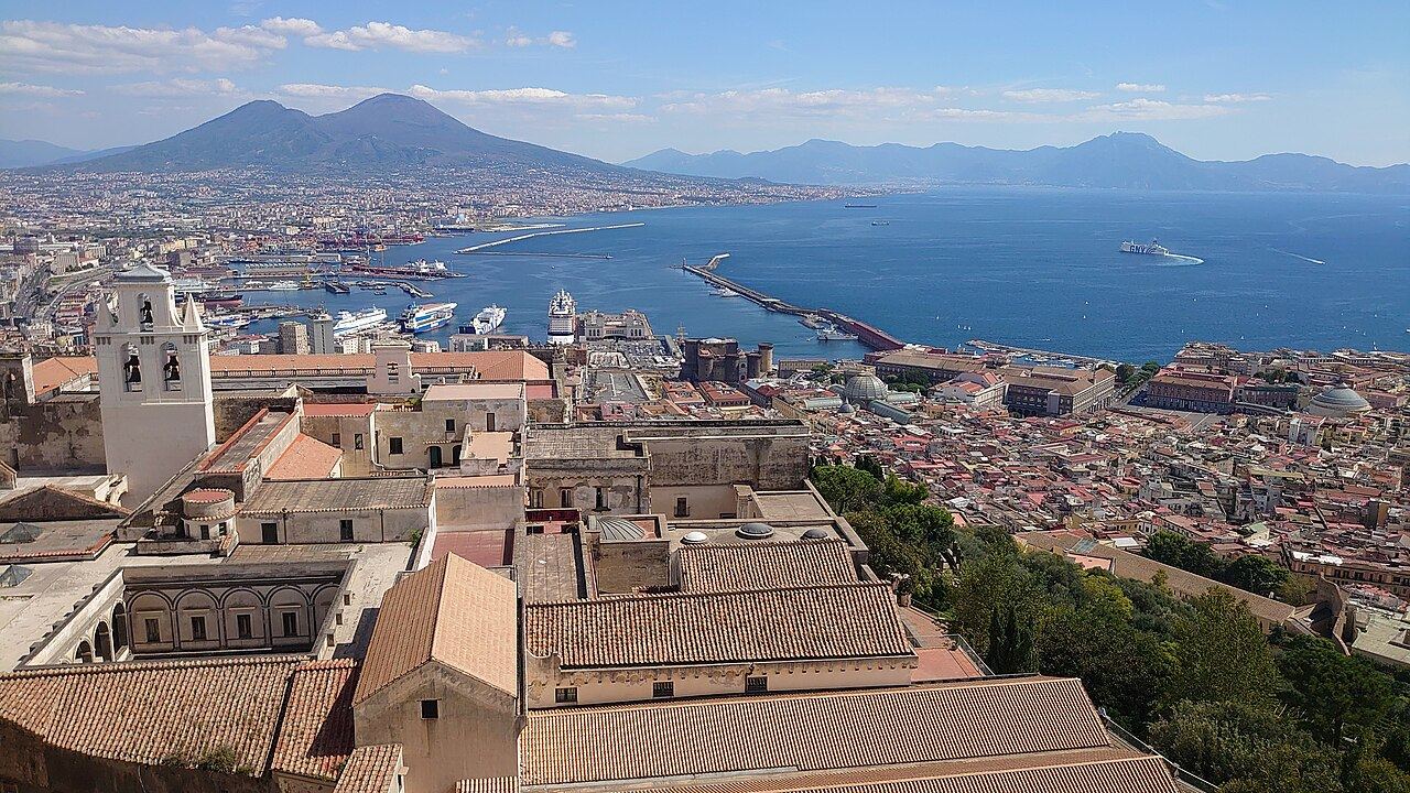 The Bay of Naples and Vesuvius