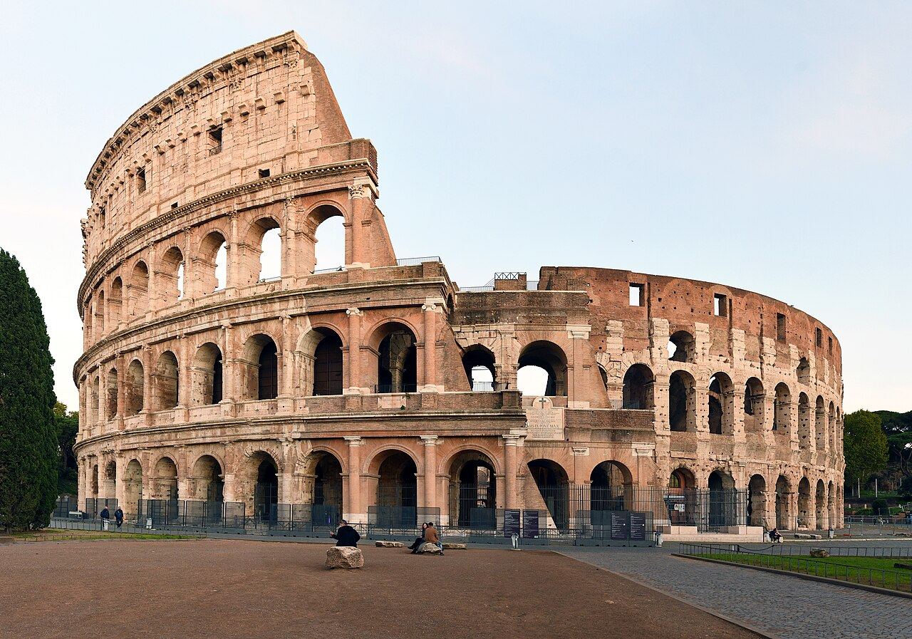 The Colosseum at sunset