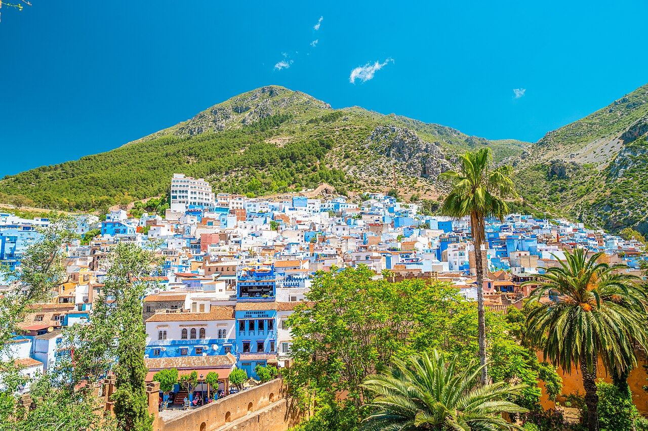 Blue-washed lanes of Chefchaouen