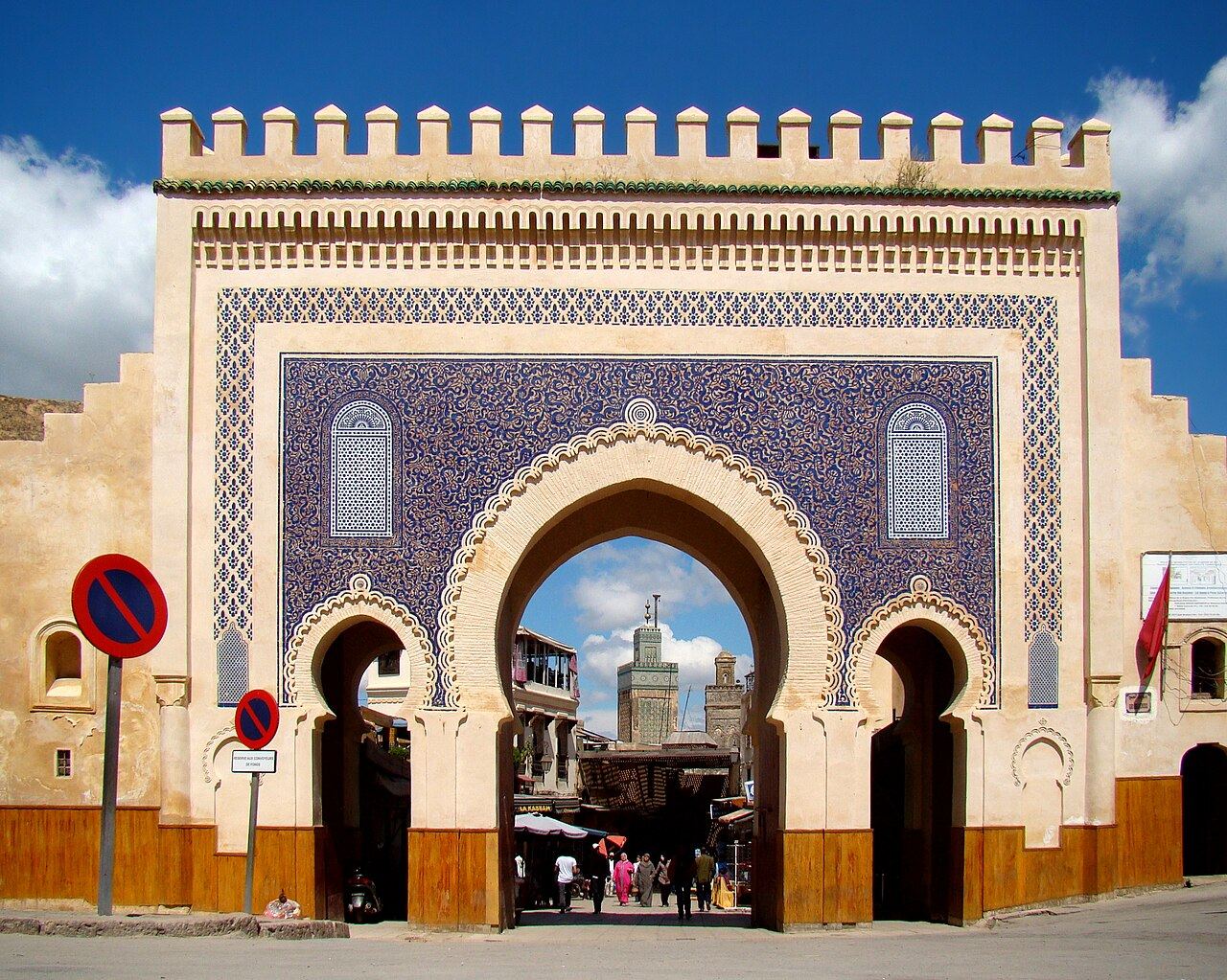The Fes medina from above