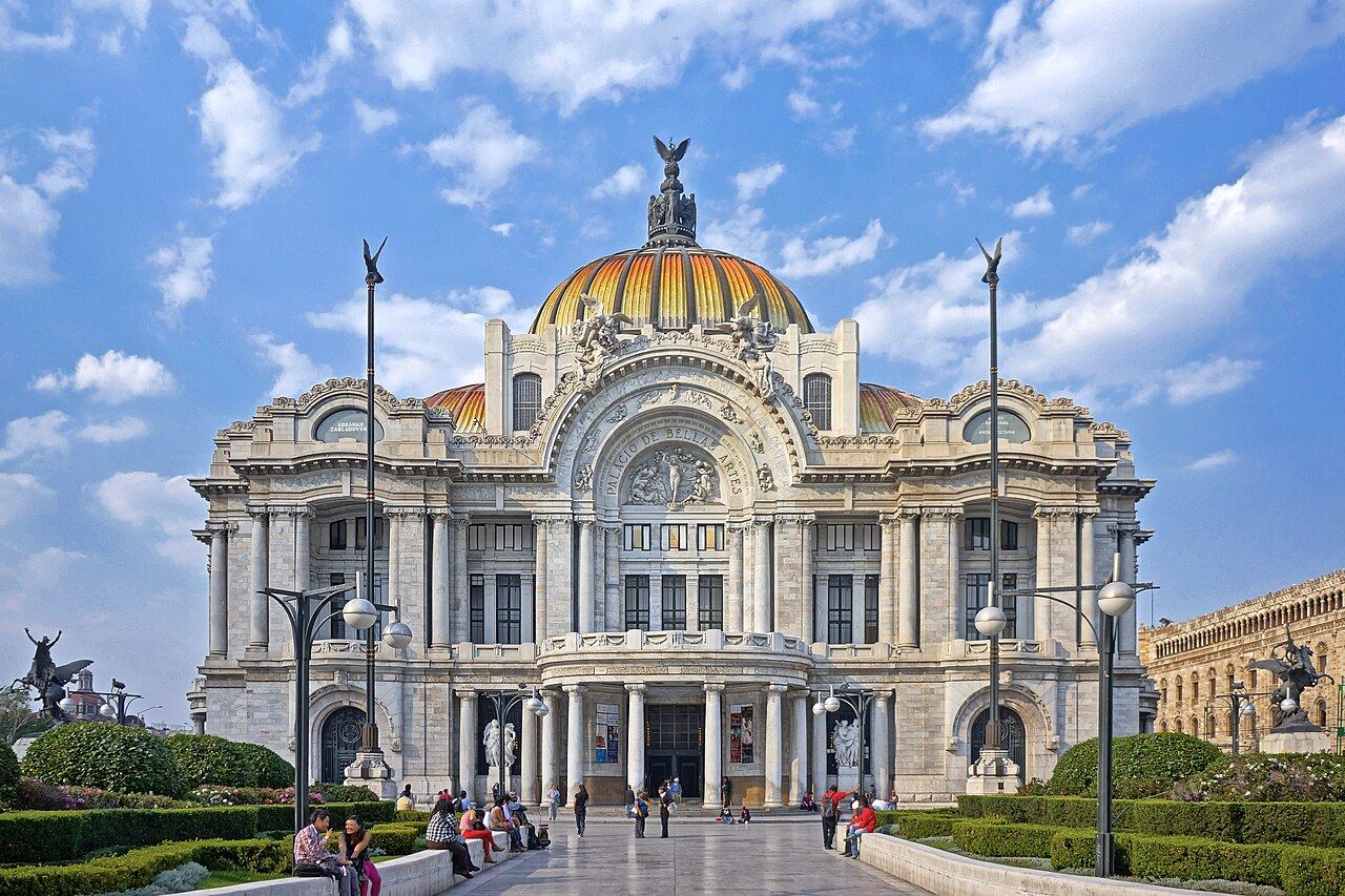 The Palacio de Bellas Artes