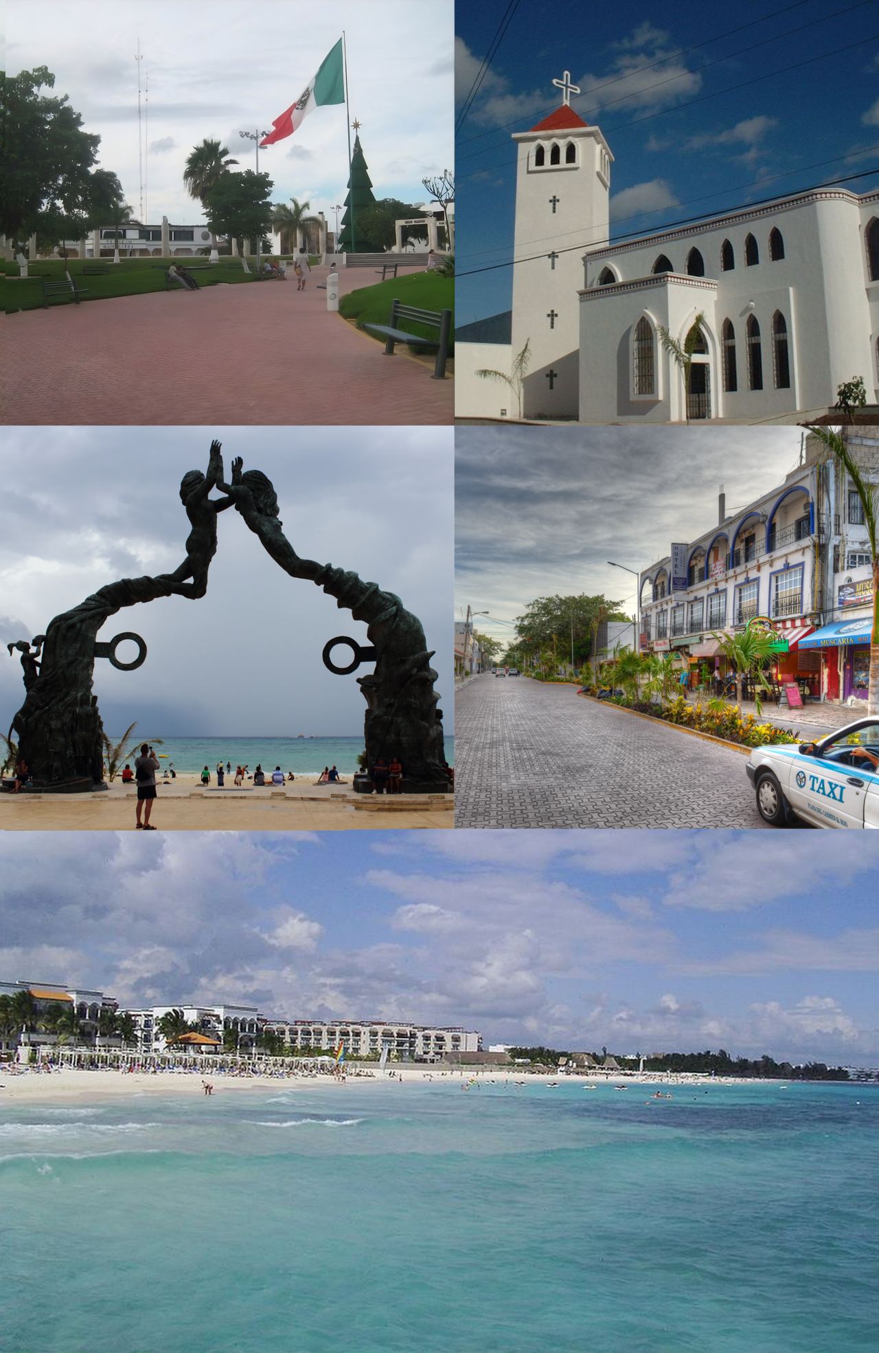 Playa del Carmen beach