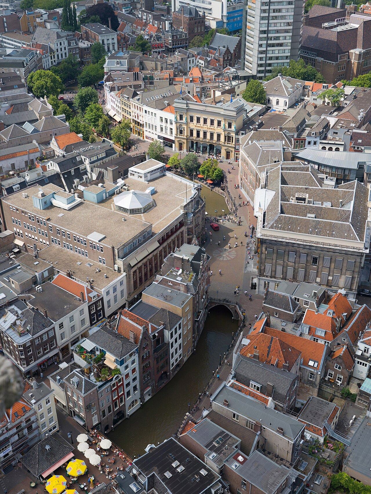 Utrecht's canals and the Dom Tower