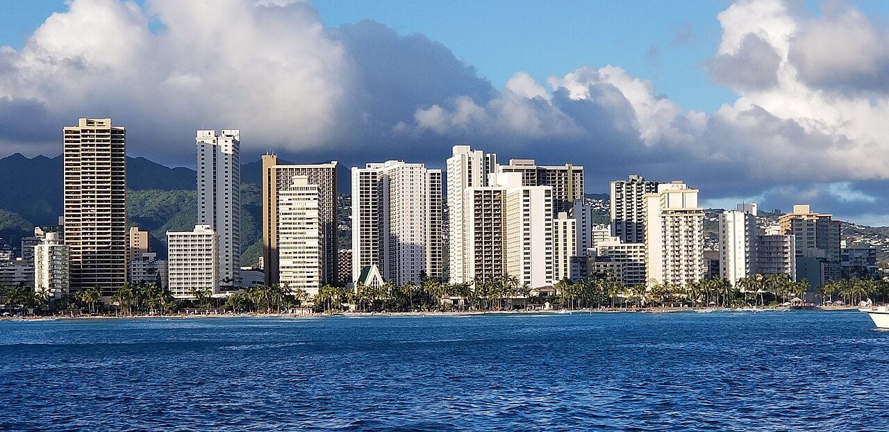 Waikiki and Diamond Head